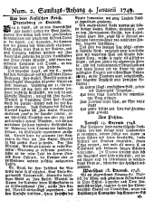 Wiener Zeitung 17490104 Seite: 7