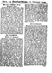 Wiener Zeitung 17490215 Seite: 9