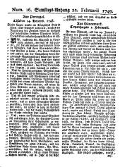 Wiener Zeitung 17490222 Seite: 9