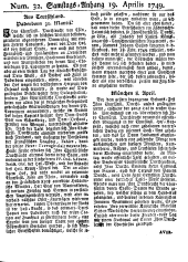 Wiener Zeitung 17490419 Seite: 9