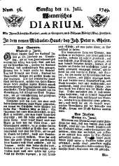 Wiener Zeitung 17490712 Seite: 1