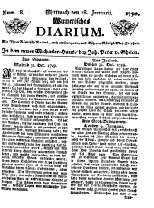 Wiener Zeitung 17500128 Seite: 1