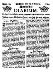 Wiener Zeitung 17500225 Seite: 1