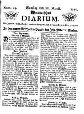 Wiener Zeitung 17500328 Seite: 1