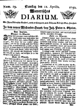 Wiener Zeitung 17500411 Seite: 1