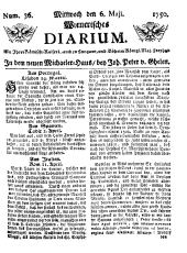 Wiener Zeitung 17500506 Seite: 1