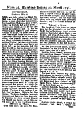 Wiener Zeitung 17510320 Seite: 9