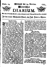 Wiener Zeitung 17510324 Seite: 1