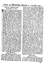 Wiener Zeitung 17510811 Seite: 9