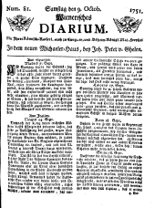 Wiener Zeitung 17511009 Seite: 1