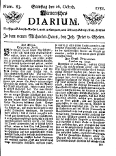 Wiener Zeitung 17511016 Seite: 1