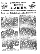 Wiener Zeitung 17511124 Seite: 1