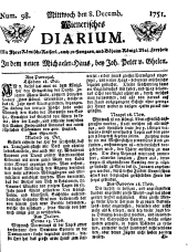 Wiener Zeitung 17511208 Seite: 1
