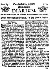 Wiener Zeitung 17520812 Seite: 1