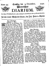 Wiener Zeitung 17521209 Seite: 1