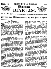 Wiener Zeitung 17530214 Seite: 1