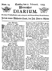 Wiener Zeitung 17530217 Seite: 1