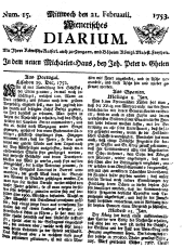 Wiener Zeitung 17530221 Seite: 1