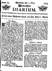 Wiener Zeitung 17530502 Seite: 1