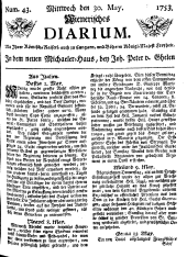 Wiener Zeitung 17530530 Seite: 1