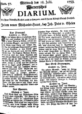 Wiener Zeitung 17530718 Seite: 1