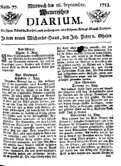 Wiener Zeitung 17530926 Seite: 1