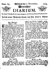 Wiener Zeitung 17531107 Seite: 1