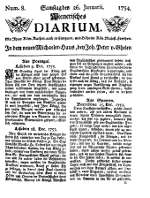 Wiener Zeitung 17540126 Seite: 1