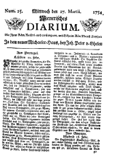 Wiener Zeitung 17540327 Seite: 1