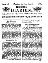 Wiener Zeitung 17540330 Seite: 1