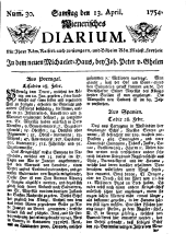 Wiener Zeitung 17540413 Seite: 1