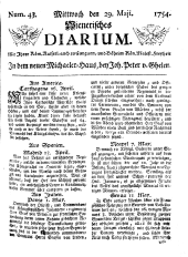 Wiener Zeitung 17540529 Seite: 1