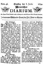 Wiener Zeitung 17540608 Seite: 1