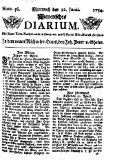 Wiener Zeitung 17540612 Seite: 1