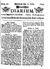 Wiener Zeitung 17540717 Seite: 1