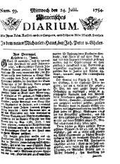 Wiener Zeitung 17540724 Seite: 1