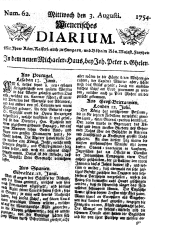 Wiener Zeitung 17540803 Seite: 1