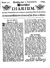 Wiener Zeitung 17540907 Seite: 1