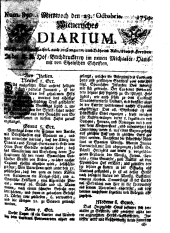 Wiener Zeitung 17541023 Seite: 1