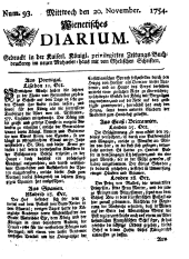 Wiener Zeitung 17541120 Seite: 1