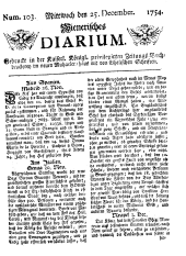 Wiener Zeitung 17541225 Seite: 1