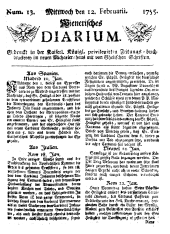 Wiener Zeitung 17550212 Seite: 1