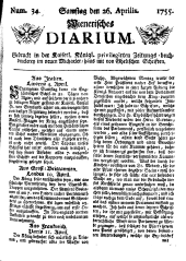 Wiener Zeitung 17550426 Seite: 1