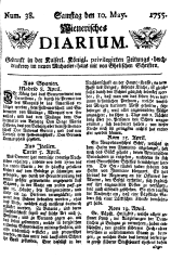 Wiener Zeitung 17550510 Seite: 1