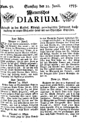 Wiener Zeitung 17550621 Seite: 1