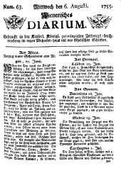 Wiener Zeitung 17550806 Seite: 1