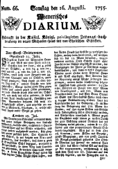 Wiener Zeitung 17550816 Seite: 1