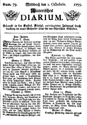 Wiener Zeitung 17551001 Seite: 1