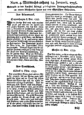 Wiener Zeitung 17560114 Seite: 9