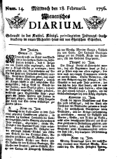 Wiener Zeitung 17560218 Seite: 1